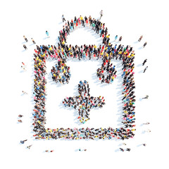 people in the shape  of drugs.