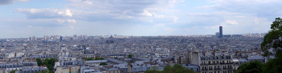 Fototapeta na wymiar Ausblick vom Montmartre