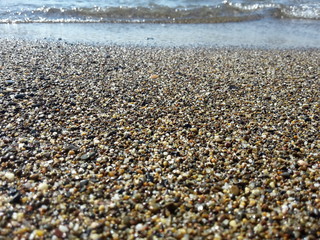 Sand in The Beach And sea
