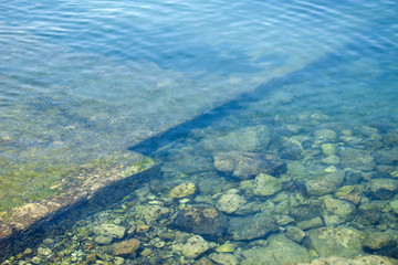 Underwater stone work