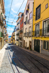 Fototapeta na wymiar Old Lisbon street