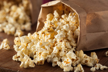 Homemade Kettle Corn Popcorn - obrazy, fototapety, plakaty
