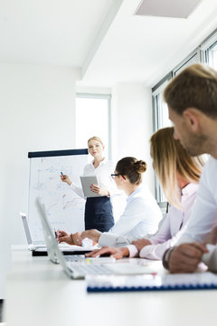 Business people in workshop developing new ideas