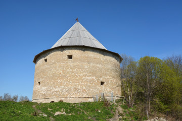 Ancient fortress at Staraya Ladoga city, Russia