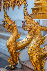 Fototapeta na wymiar Wat Bovorn (Bowon temple) in Bangkok, thailand