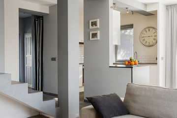 Stairs in living room