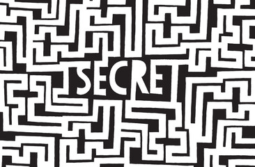 Deep buried secret hidden in complex maze