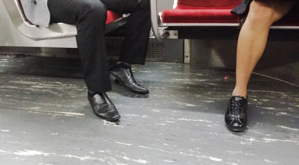 Fototapeta premium Subway passengers