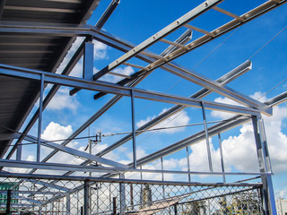 construction structural steel of gas metering station