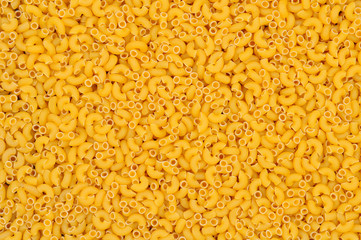 Closeup of Macaroni Noodles
