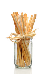 Breadsitcks in Jar