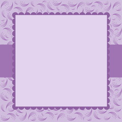 Greeting Card with Flowers