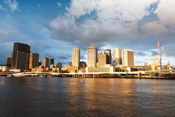 Fototapeta na wymiar Brisbane urban landscape