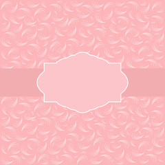 Vintage card design for greeting card, invitation, menu.