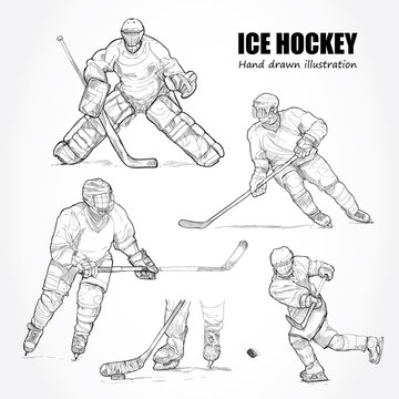 illustration of Ice Hockey