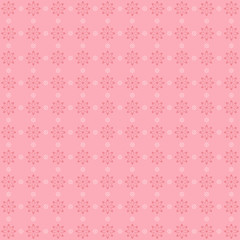 Retro floral patten in pastel tones