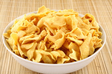 Gujarati Gathiya Sev is popular snack in Gujarat on festival like Diwali or tea time.