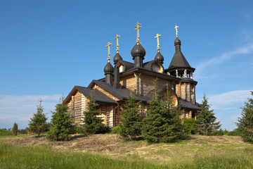 Fototapeta na wymiar Церковь Всех Святых, в земле Сибирской просиявших.
