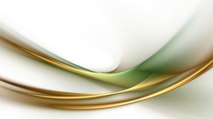 abstract green, golden background
