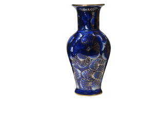 Hand Painted Asian Vase