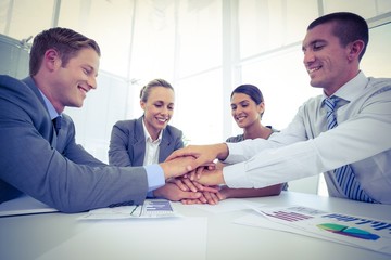 Business team having a meeting