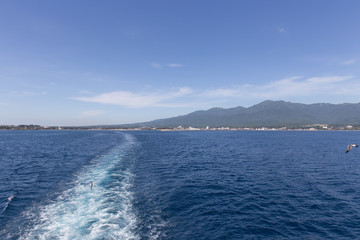 船の航行跡（航跡）