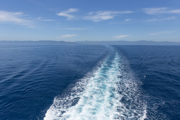 船の航行跡（航跡）