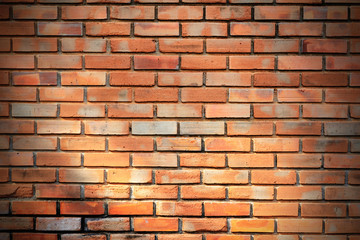 Red brick wall background