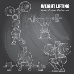 Illustration of Weight Lifting
