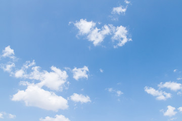 Blue sky  white clouds