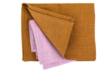 Naklejka premium Kitchen towels, towel isolated on white background
