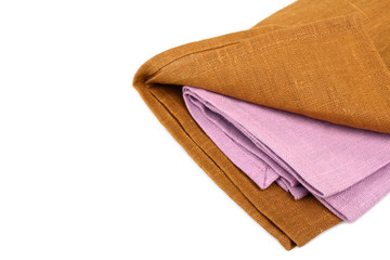 Kitchen towels, towel isolated on white background