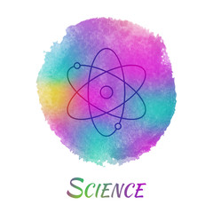Science Vector Watercolor Concept