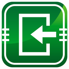 Enter- green icon