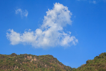 Blue sky.