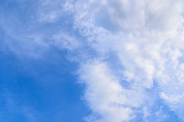 Blue sky with clouds