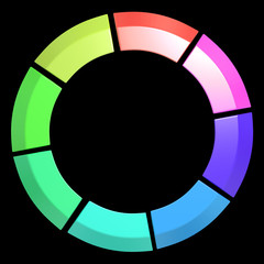 Colored circle