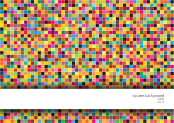 Fototapeta premium bright vector squares background