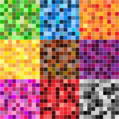 Naklejka premium bright squares vector background