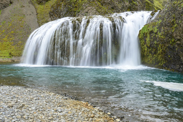 Fototapeta premium Stjornafoss Waterfall, Iceland