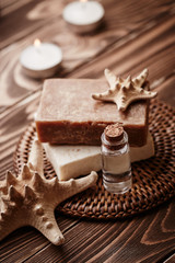 Soap with starfish
