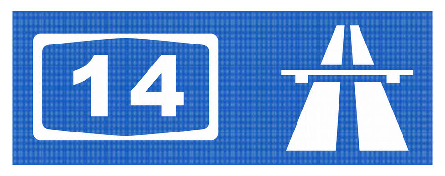A 14-Symbol mit Reflektierung