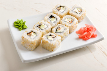 sushi rolls