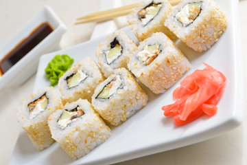 sushi rolls