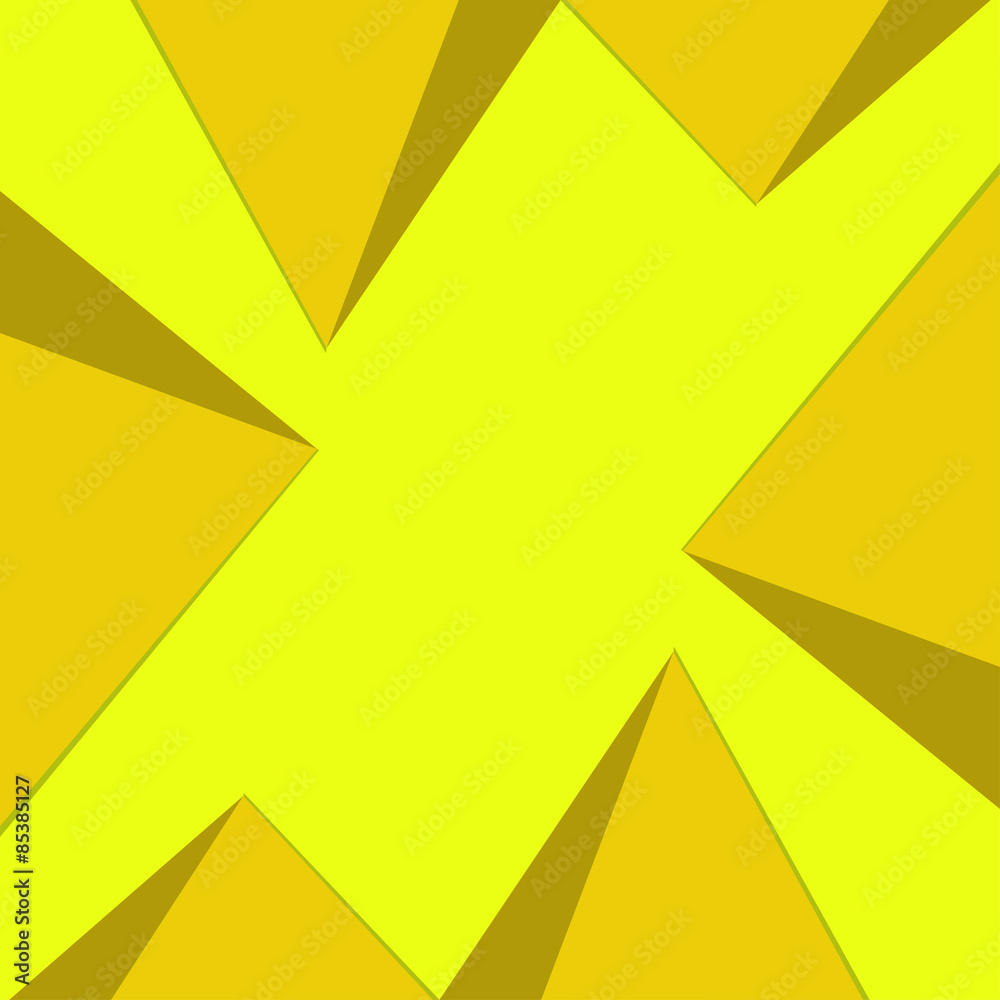 Canvas Prints background with yellow triangles