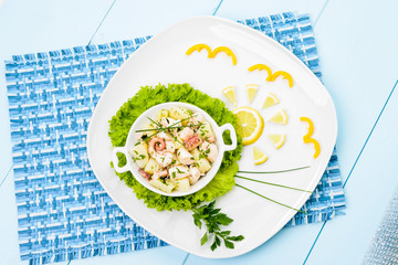 Antipasto di polipo e patate