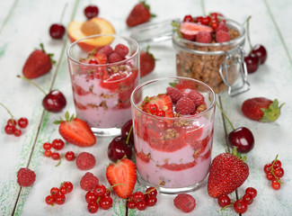 Dietary yogurt dessert