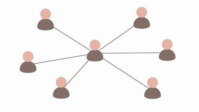 Netzwerk aus Menschen