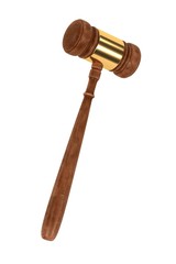 3d render of gavel (judge mallet)