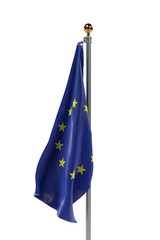 3d render of EU flag